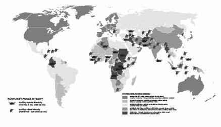 POLITICKÁ A SOCIOEKONOMICKÁ GEOGRAFIE Konflikty Dlouhodobé trendy Trendy? Je válek stále více?