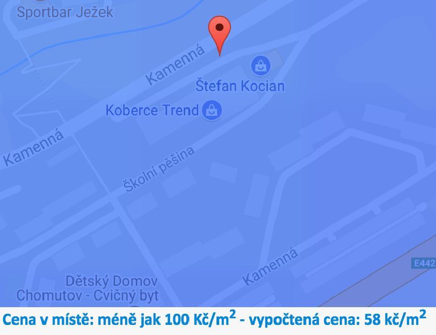 subjekty. Na interaktivní mapě lze zadat konkrétní lokalitu i ulici vybraného sídla.