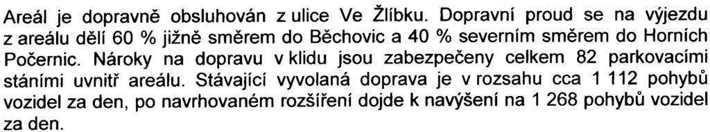 Pùvodní využití bylo nahrazeno skladovací èinností a v souvislosti s rozvojem tohoto programu navrhuje oznamovatel realizaci dalších skladových hal.