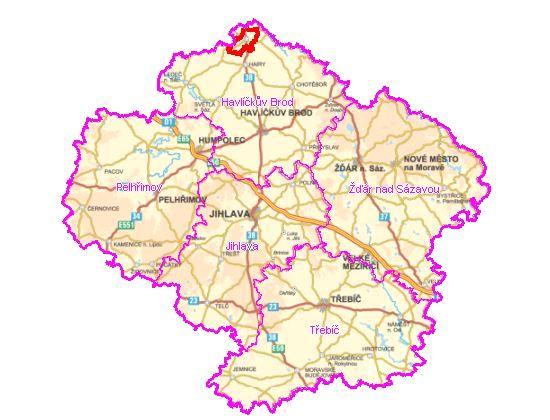 A. OBEC Přehledová mapka Golčův Jeníkov Číslo obce PRVKUK 54 