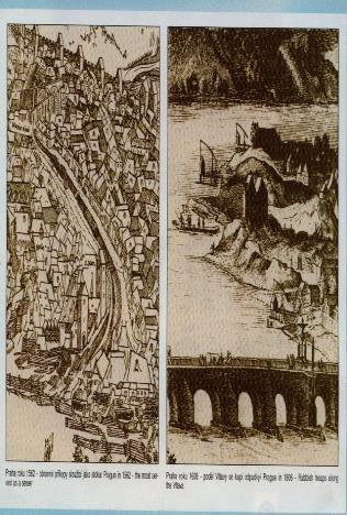 st. V letech 1816-1828 zásluhou nejvyšší-ho městského purkrabího Chotka došlo k prudkému rozmachu výstavby kanalizace, bylo postaveno 44 km stok, které ústily 35 výustmi do Vltavy.