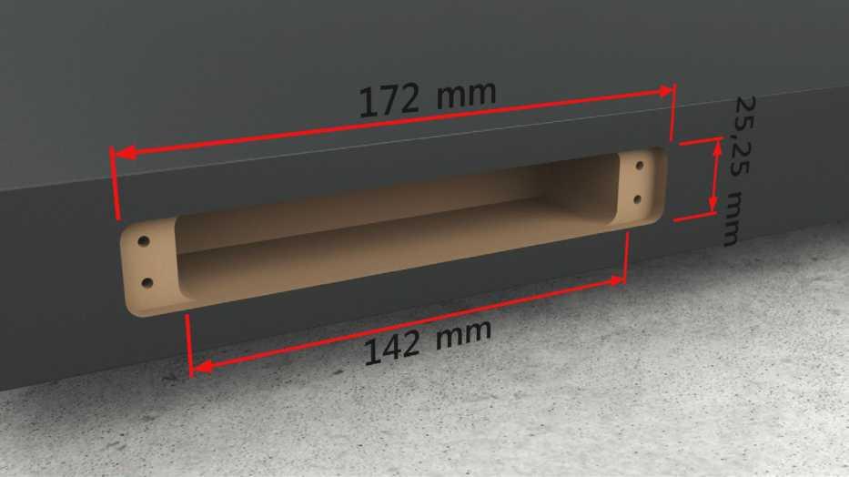 U dveří šířky do 00 mm může být umístěna osa pantu ve vzdálenos 50 mm.