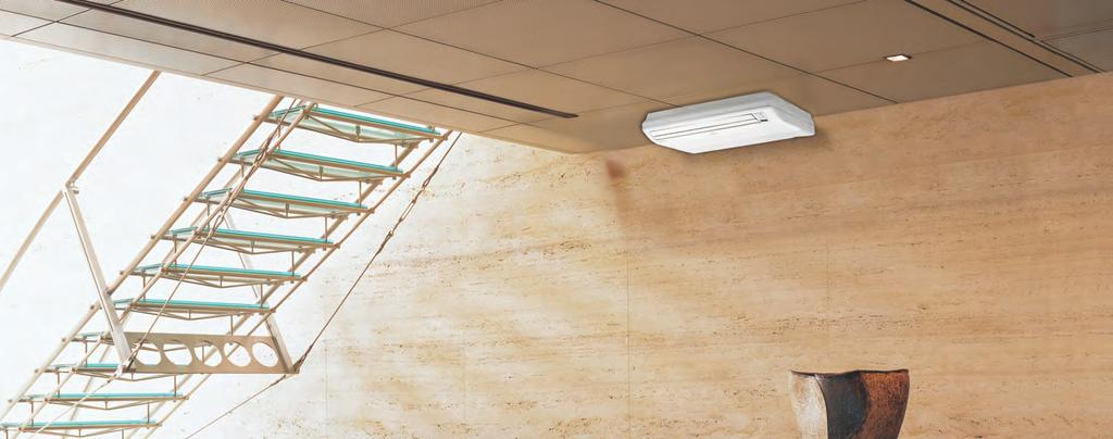 Podstropnì-parapetní typ Komfortní & Duální design Vlastnosti Flexibilní