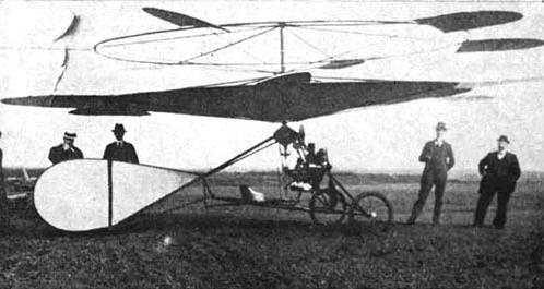 Vývojová analýza kou, nikoli však za volný nebo řízený let. Dánský vynálezce Jacob Ellehammer v roce 1912 sestrojil helikoptéru Ellehammer.