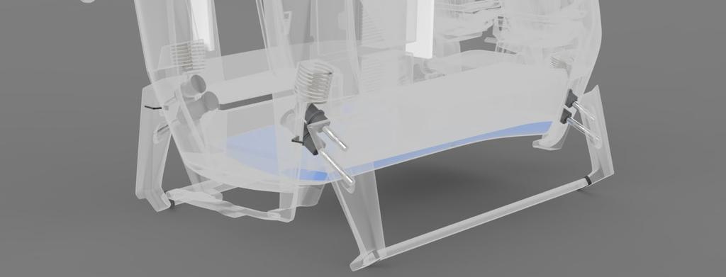 Konstrukčně technologické řešení 9.9 Palivová soustava 9.9 Turbohřídelový motor má poměrně vysokou spotřebu paliva, proto bylo nutné zajistit dostatek prostoru pro palivové nádrže.