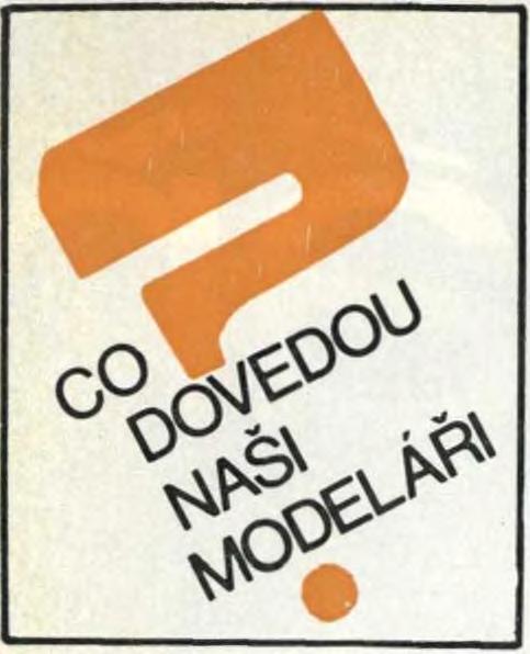 papírem; je poháněn motorem MVVS 2,5 a ovládán RC soupravou Modela 6 AM27 Na loňské