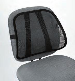 způsob fixace k jákékoliv židli či křeslu - pomocí gumového popruhu.