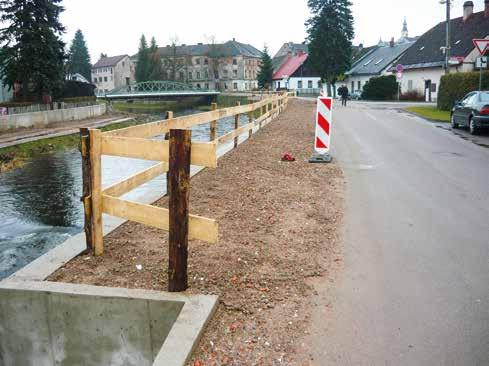 4 ŽAMBERSKÉ LISTY STAV ZABEZPEČENÍ A DALŠÍ VÝSTAVBY PPO Po vypovězení smlouvy o dílo se zhotovitelem k 31.10.2017 byly stavební práce na výstavbě protipovodňových opatření (dále PPO) přerušeny.