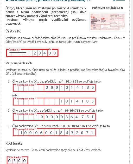 Jak zaplatím na poště Poštovní poukázky Tento projekt je spolufinancován Evropským