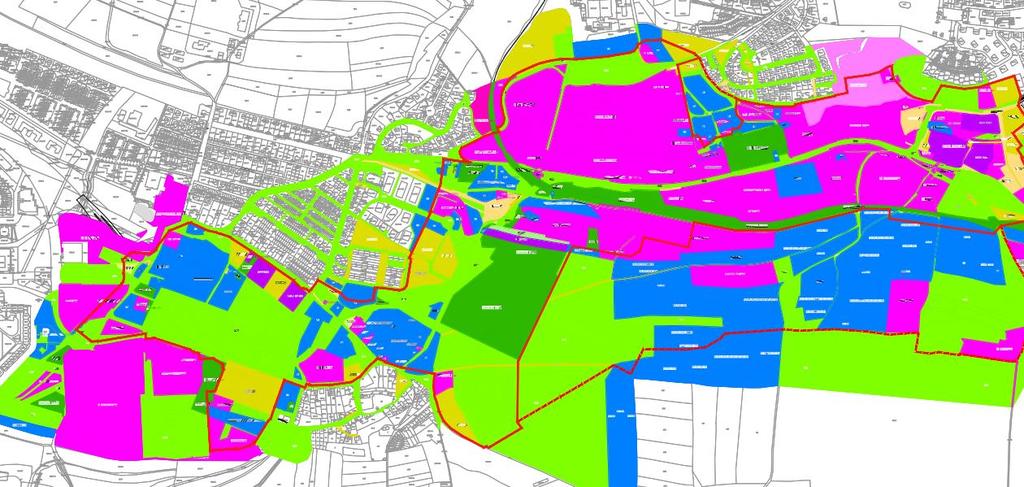 Mapa vlastníků pozemků 2 Botanica Waltrovka ČSOB Metro Jinonice Metro N.