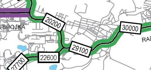 Vstupní data dopravních modelů 3 Radlická ulice v