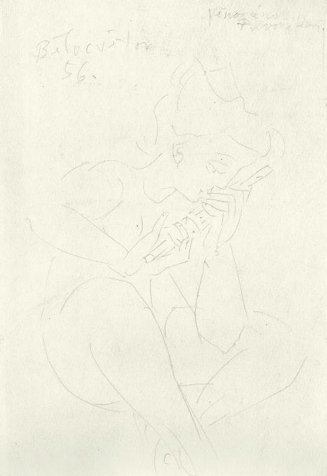 035 Andrej Bělocvětov 1923-1997 Flétnistka