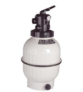 Pískové filtry plastové, filtrační monobloky CANTABRIC Filtry Cantabric s ventilem TOP s bočním ventilem Filtr TOP Filtr s bočním ventilem 27409S 27410S 27411S 27412S 22398 15782 15783 15784 22402 Ø