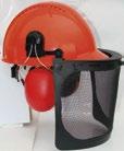 Ochranná helma DFH PRO D30223 Práce v lese, na zahradě Odolná polyetylénová přilba Nastavitelný náhlavní pás Obličejový štít 205 x 380 mm Zvuková redukce
