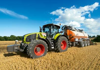 Kromě toho je možný každý převod použít při různých otáčkách motoru, díky čemuž nabízí traktory AXION 900 po celý rok ohromný potenciál využití.