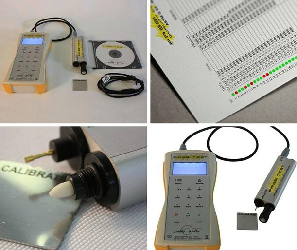 Testr pasivace, CrNi PASSI TEST PLUS Passi test Plus je nástroj určený pro ty, kteří potřebují znát skutečnou kvalitu nerezové oceli a její odolnost vůči korozi.