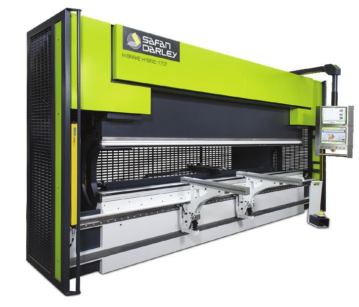 Hydraulické ohraňovací lisy Nejvyšší úroveň přesnosti a produktivity SafanDarley H-Brake Hybrid