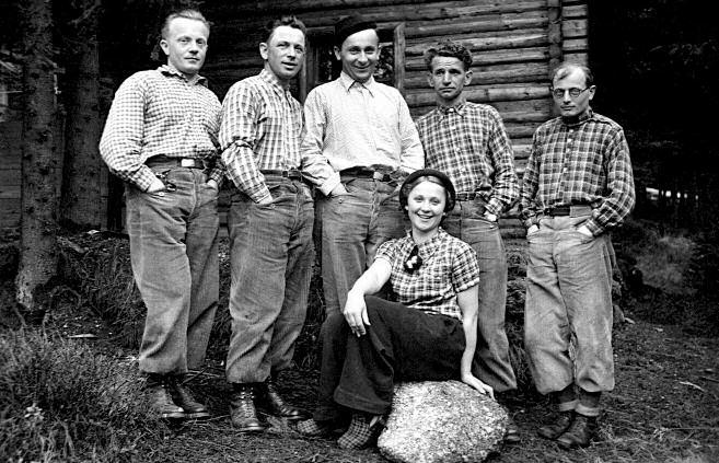 Josefa Votočka, v jehož oblíbeném hostinci se trampové scházeli.