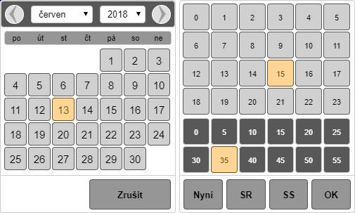 2.2.1 Čas zobrazení Zobrazení se mění v čase, jak nabývají na platnosti některé zahrnuté informace nebo naopak tyto svou platnost ztrácejí.