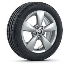 26 Disk z ľahkej zliatiny Italia 7,0J x 16 pre pneumatiky 215/45 R16 v čiernej metalickej farbe brúsený (6V0 071 496 FL8, cena: 143,06 ) Disk z ľahkej zliatiny Italia 7,0J