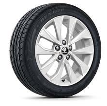 bielej farbe brúsený (6V0 071 496A FM9, cena: 143,06 ) Disk z ľahkej zliatiny Antia 7,0J x 16 pre pneumatiky 215/45 R16 v striebornej metalickej farbe (5JA 071 496 8Z8,