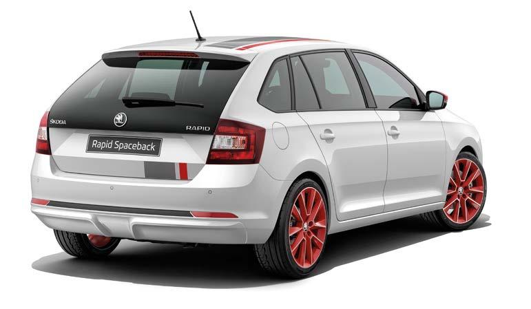 8 ŠPORT A DIZAJN Nová ŠKODA RAPID SPACEBACK je vozidlo, ktoré dokáže nadchnúť.
