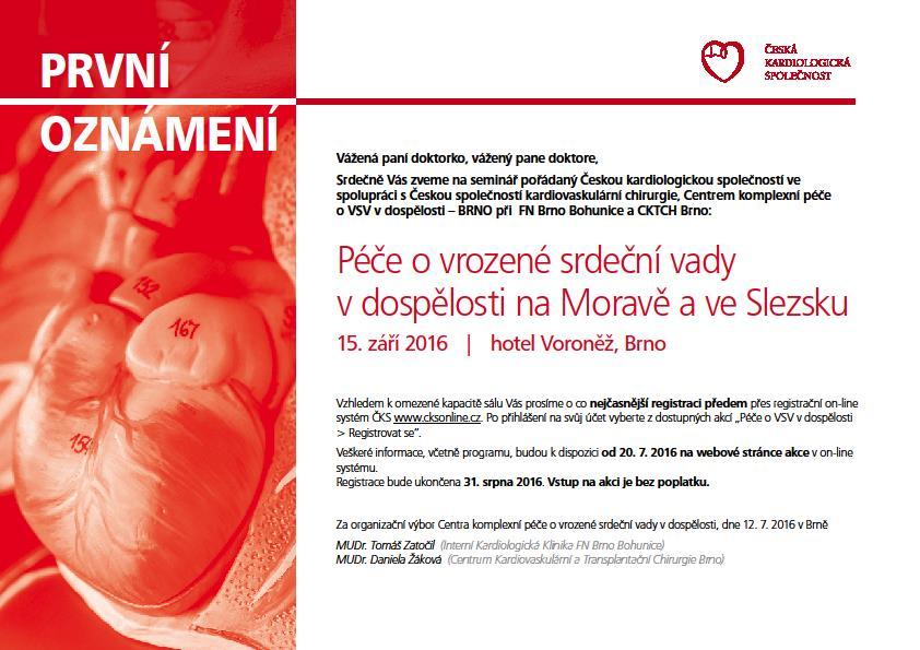 uspořádán v Hotelu Voroněž v Brně 2.