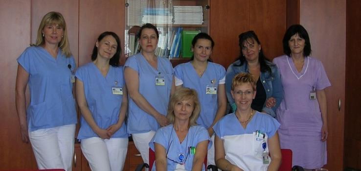 Staňková, st.s. odd. JIP : I. Toufarová, st.s. ambulancí : S.