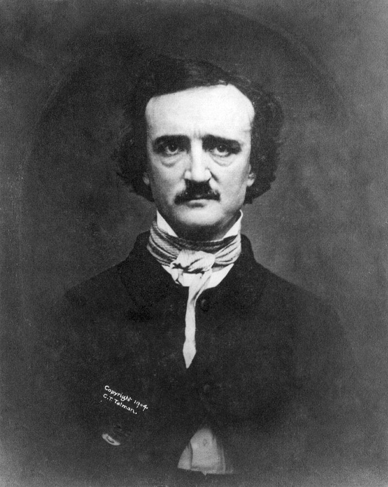 Příloha 1 Edgar Allan Poe portrétní fotografie Edgar Allan Poe.