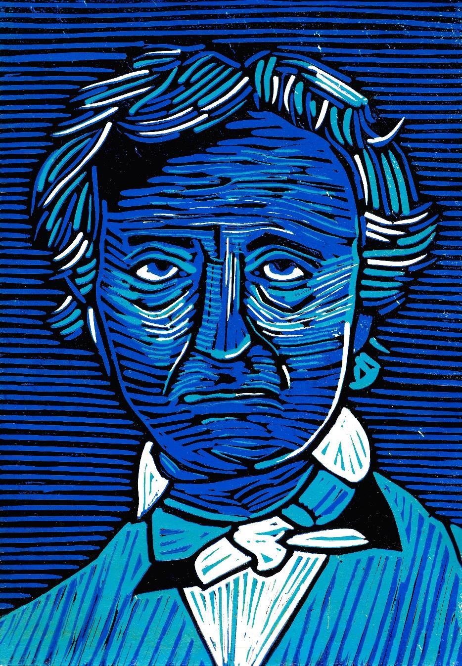 Příloha 2 Edgar Allan Poe portrét