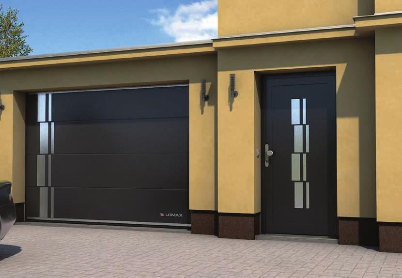 NEREZOVÉ PRVKY MODERNÍ DESIGN Sekční vrata CREATIVE