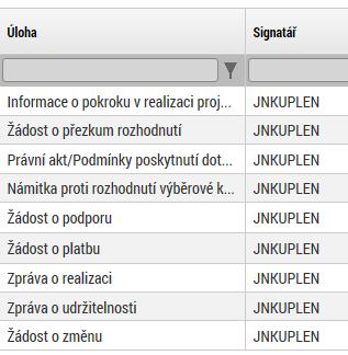 Pro korektní práci na formuláři ŽoP je nutné dodržovat HW a SW požadavky (viz odkaz v menu nalevo po přihlášení).