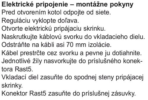 Elektrické pripojenie A