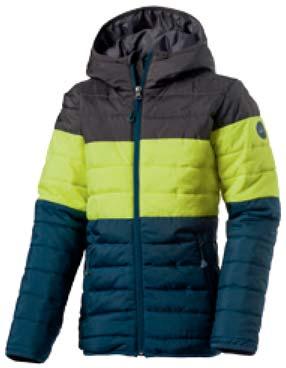 Dětská bunda Ricon Down Look Výborné termoizolační vlastnosti, reflexní prvky,
