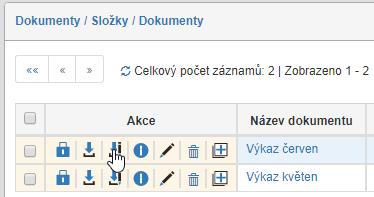 5. Stiskem tlačítka Uložit potvrdíte vložení nové verze. 8.