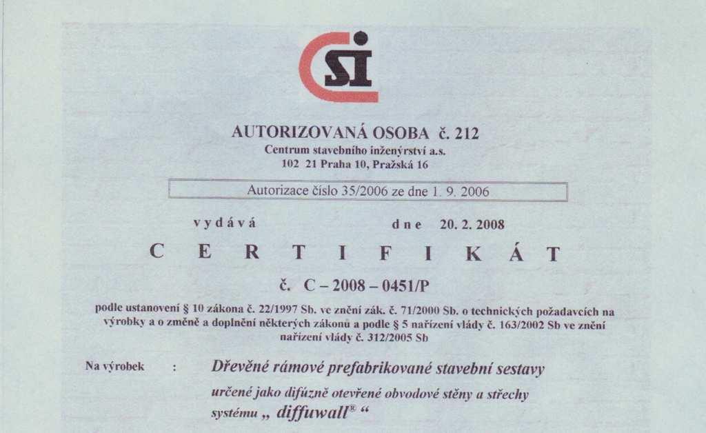 Difúzní tok vzduchu postačuje k výměně vzduchu v interiéru Orientační hodnota difúzního toku vzduchu je asi 4,82 l/ m 2 den Požadovaná hodnota výměny je 50% objemu místnosti/hodinu.