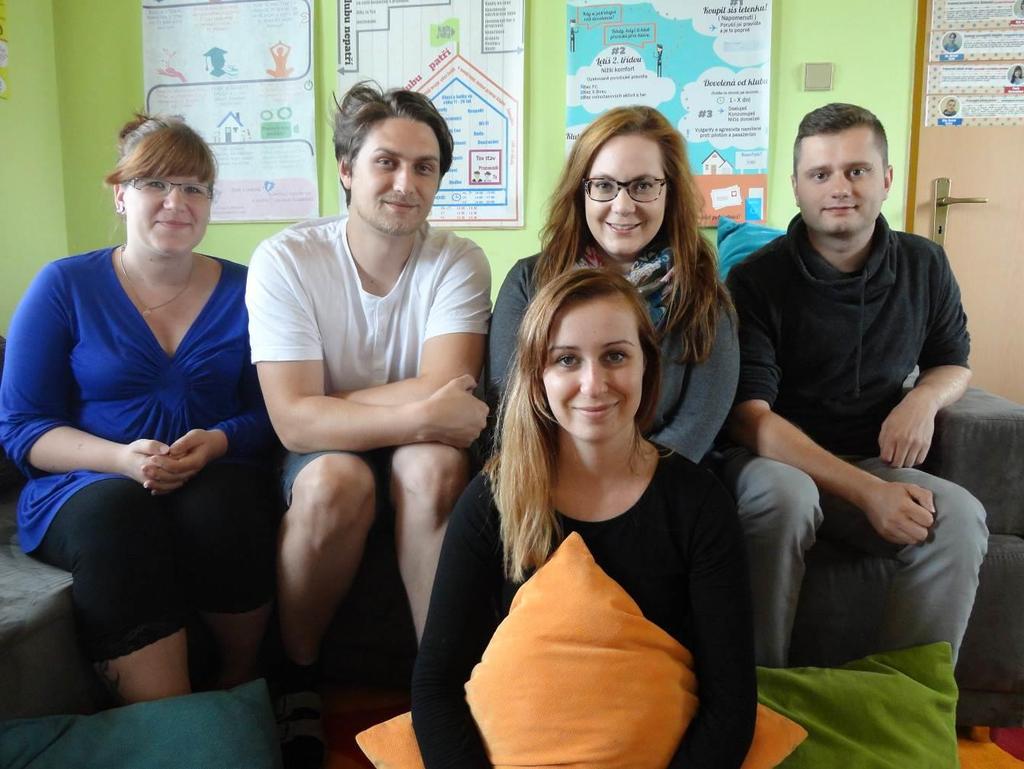 Tým pracovníků nízkoprahového zařízení KamPak? k 31. 12.