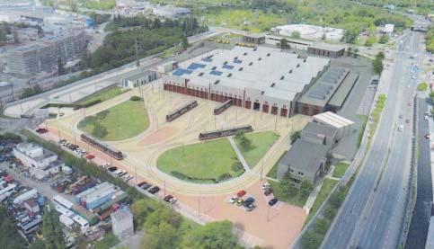 Vozovna v Hloubětíně Tak by měla vypadat nová hloubětínská vozovna Vozovna v Hloubětíně je stavebně, technicky i architektonicky zajímavým objektem, který od roku 1951, kdy byla otevřena, dotvářel