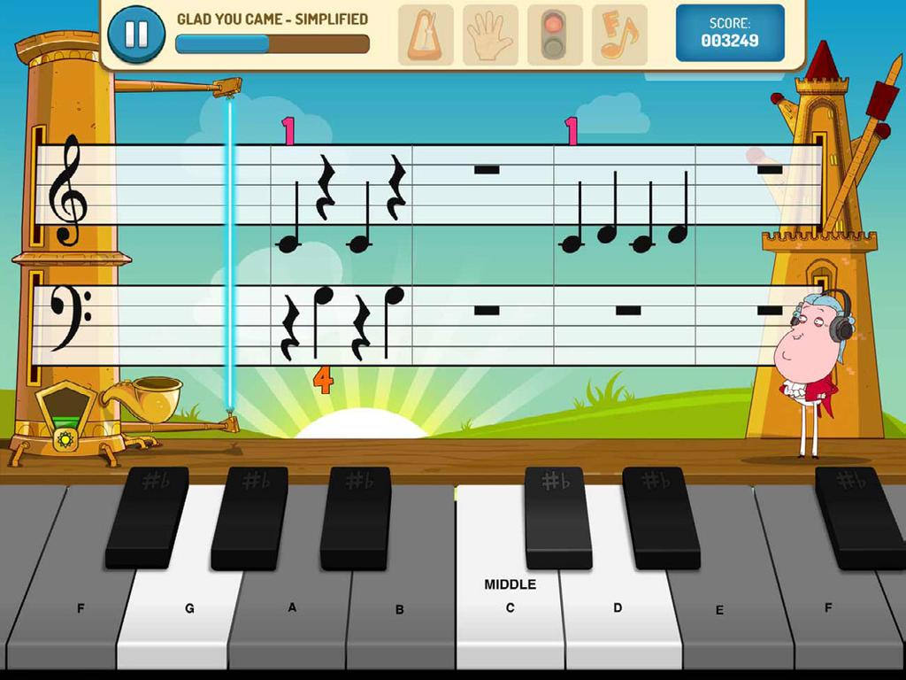 Sníží se vám pak sice hodnocení za asistenci, ale pro pomalejší žáky je to velká pomoc a motivace, protože, až budeme skladbu hrát znovu, bude to už například v