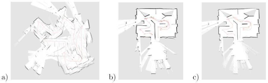 5.4 Rao-Blackwelized particle filtry Rao-Blackwellized particle filtry (RBPF) dokáží efektivně řešit problém SLAM, díky schopnosti paralelního sledování několika map a pozic robotu, které hypoteticky