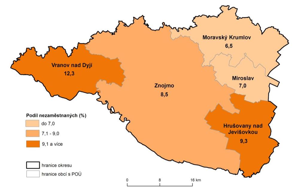 Silné stránky okresu sousedství s Rakouskem Slabé stránky okresu geografická vzdálenost od větších center špatná dopravní infrastruktura a špatná dostupnost velké části regionu sezónnost trhu práce