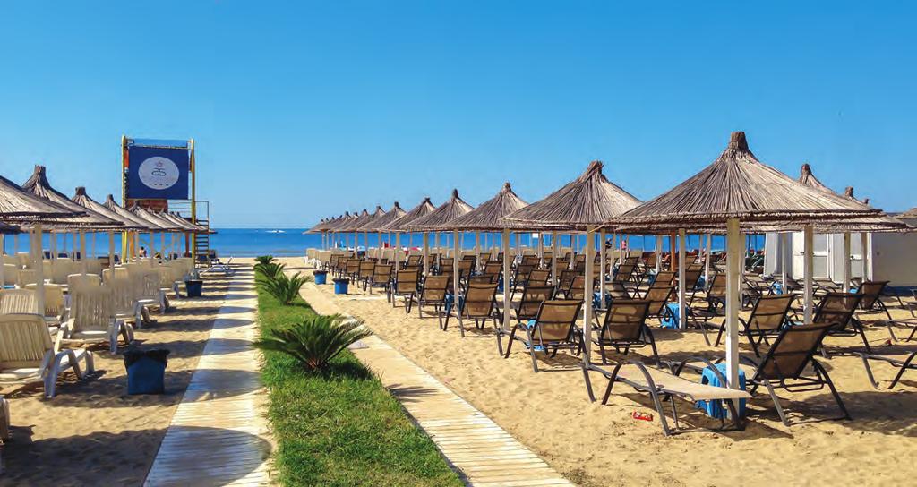 129 izba-albanian Star TV minibar balkón izby orientované na morskú stranu za príplatok HOTEL AKILEDA - jednoducho zariadené klimatizované 2-lôžkové izby s možnosťou jednej resp.