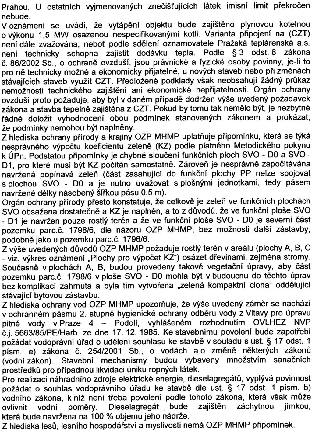 -6- Prahou. U ostatních vy jmenovaných zneèiš ujících látek imisní limit pøekroèen nebude.