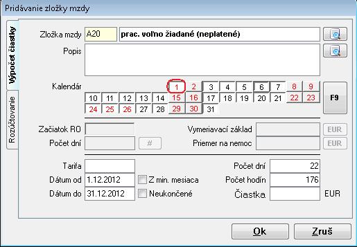 Neplatené voľno / absencia zadanie v programe, oznamovacia povinnosť - PDF  Stažení zdarma