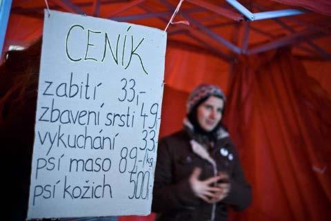 Zvol si mou cestu! Edukační aktivity subkultury freeganů ve veřejném prostoru Obrázek 5. Příklad happeningu Prodej vánočních psíků/kapříků. Zdroj: https://www.facebook.