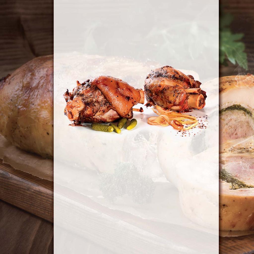 Najpredávanejšie TOP výrobky 709402 Kuracia roláda so špenátom Sous-vide podľa váhy 709405 Sedliacka kuracia roláda