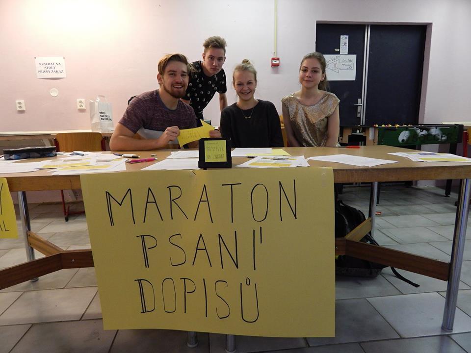 Představení Maratonu na akcích partnerských organizací Olympiáda lidských práv, Miquik (skautské setkání), akce k 17. listopadu.