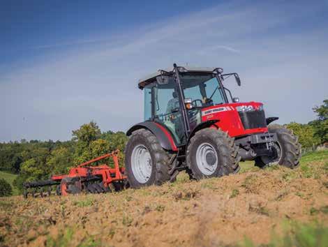 17 OD MASSEY FERGUSON Ať již zvolíte jakýkoliv model nebo výbavu, zde je jen malý výčet výhod, které nová řada MF 3600 přináší vašemu farmaření: Nový styl rodiny Massey Ferguson je moderní a