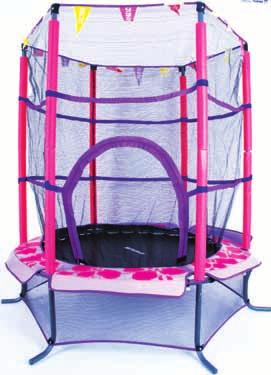 Trampolína s držadlem Cvičební pomůcka s bezpečným držadlem pro lepší stabilitu při skákání. Výška skákací plochy: 38 cm. Rozměr: 120 x 118 cm. 51 B1056.