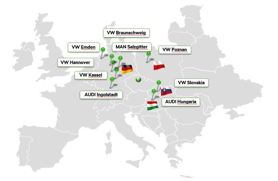 4. Projekty 4.1 ODBORNÉ PRAXE ŽÁKŮ V ZAHRANIČÍ Žáci ŠKODA AUTO Středního odborného učiliště strojírenského měli i ve školním roce 2017/2018 možnost absolvovat odbornou praxi v zahraničí.